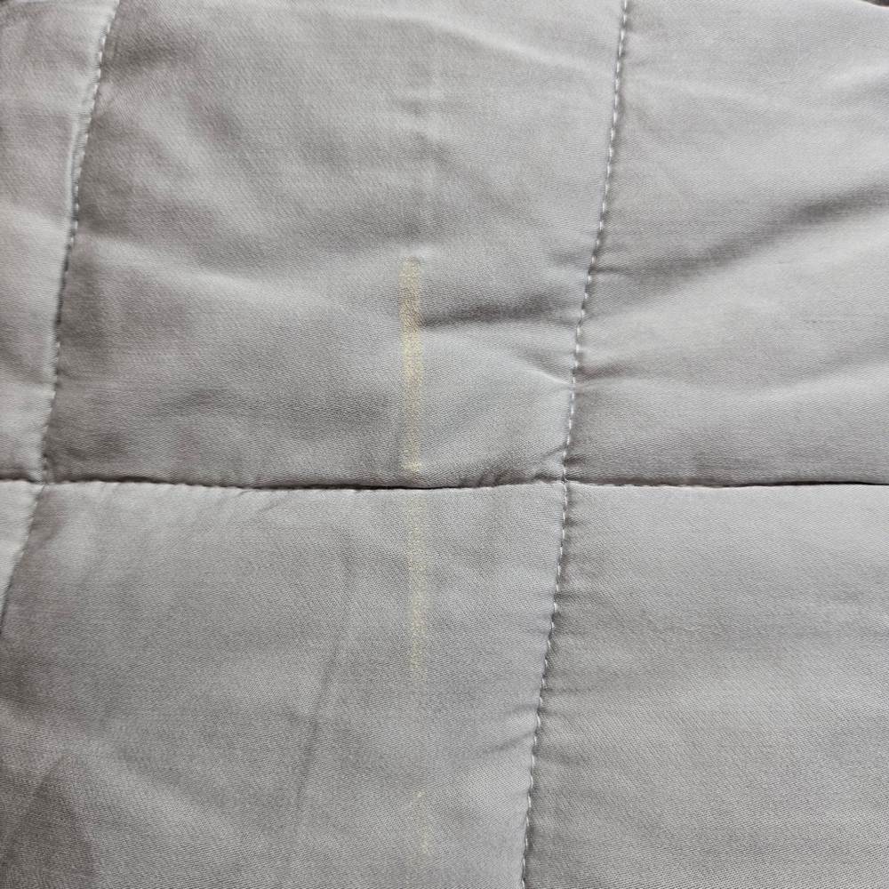 QUINCE Bamboo Box Quilt King/Cal King Light Grey 5219 - Picture 11 of 13
